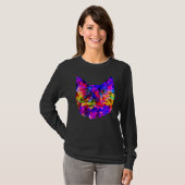Einzigartig über Color Cat Pn T-Shirt (Vorne ganz)