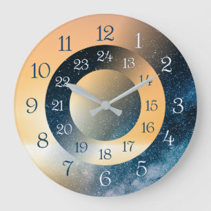 Einzigartig und attraktiv 24 Stunden Uhr