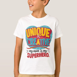 Einzigartig und kreativ Meine Mutter ist mein Supe T-Shirt