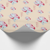 einzigartig und ungewöhnlich rotes Herz romantisch Geschenkpapier (Ecke)