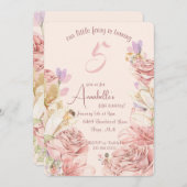 Einzigartig verzauberte Fee Einladungen zum Geburt (Vorne/Hinten)