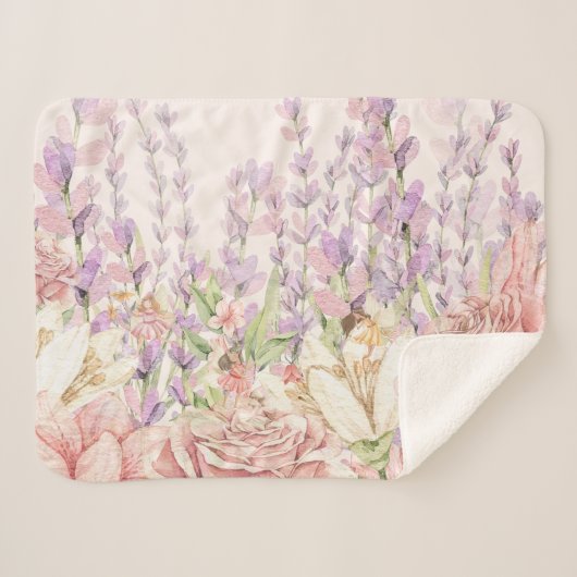 Einzigartig verzauberte Fee Sherpa Blanket Sherpadecke (Vorderseite (Horizontal))