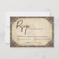 Einzigartig Viking Inspiriert RSVP-Karte