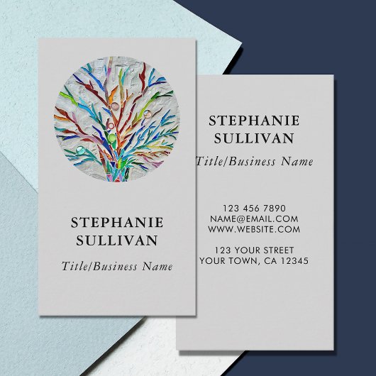 Einzigartig Visitenkarte