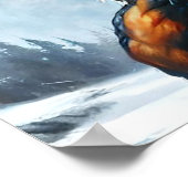 Einzigartig Werewolf Cyborg, Digitale Kunst zum Do Poster (Ecke)