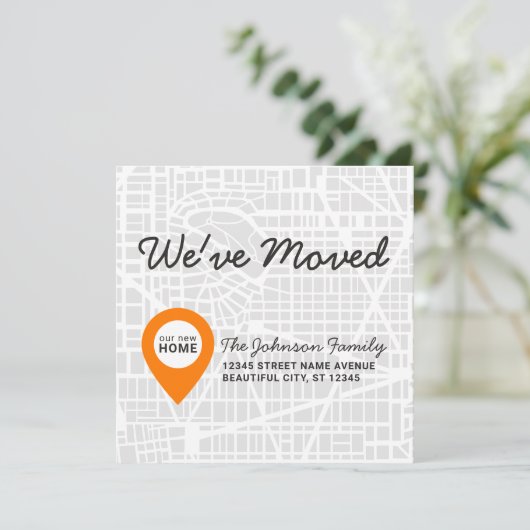 Einzigartig: Wir haben die Karte neu verschoben Zu (Stehend Vorderseite)