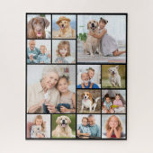 Einzigartige 14-Foto Collage Moderne 16x20 Einfach Puzzle (Vertikal)
