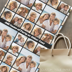 Einzigartige 9-Fotomaterial mit optionaler Hinterg Seidenpapier