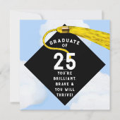 Einzigartige Abschluss-2025-Karte Karte (Vorderseite)