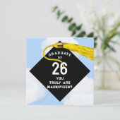 Einzigartige Abschluss-2025-Karte Karte (Stehend Vorderseite)