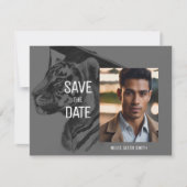 Einzigartige Abschluss-Ankündigung Foto-Karte Ankündigung (Vorderseite)