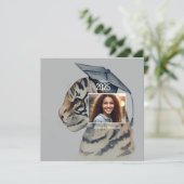 Einzigartige Abschluss-Announcement-Karte Ankündigung (Stehend Vorderseite)