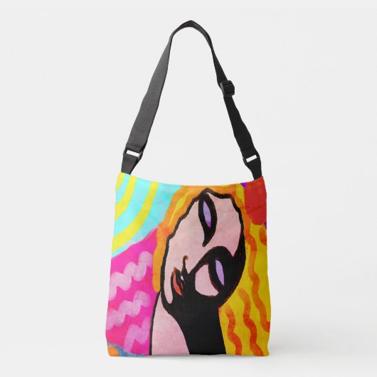 Einzigartige Abstrakt Art Tote Tasche (Vorderseite)