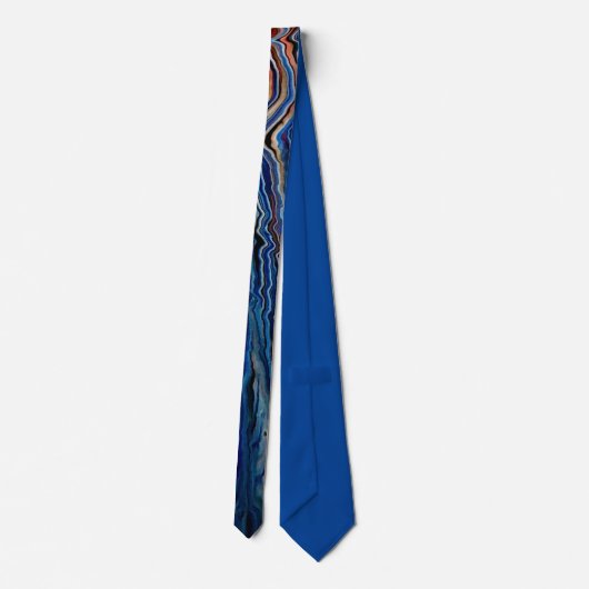 Einzigartige Abstrakte Art Neck Tie Krawatte (Rückseite)