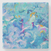 Einzigartige Abstrakte Art-Untersetzer für Ihre Zu Steinuntersetzer (Vorderseite)