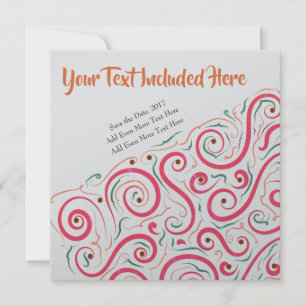 Einzigartige Abstrakte Einladung der LH