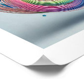 Einzigartige Abstrakte Fusion Poster (Ecke)