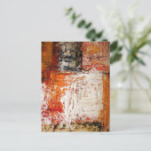 Einzigartige Abstrakte Kunsthandwerkskarte Postkarte (Stehend Vorderseite)