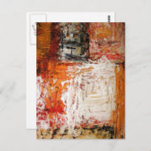 Einzigartige Abstrakte Kunsthandwerkskarte Postkarte (Vorne/Hinten)