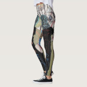 Einzigartige abstrakte Leggings (Links)
