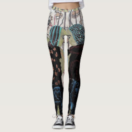 Einzigartige abstrakte Leggings