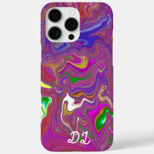 Einzigartige Abstrakte Marbed Liquid Oil Paint iPhone 16 Pro Max Hülle