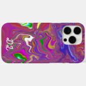 Einzigartige Abstrakte Marbed Liquid Oil Paint Case-Mate iPhone Hülle (Rückseite (Horizontal))
