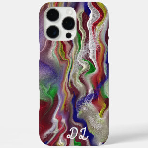 Einzigartige Abstrakte Marbed Liquid Oil Paint iPhone 16 Pro Max Hülle