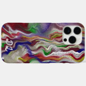 Einzigartige Abstrakte Marbed Liquid Oil Paint Case-Mate iPhone Hülle (Rückseite (Horizontal))