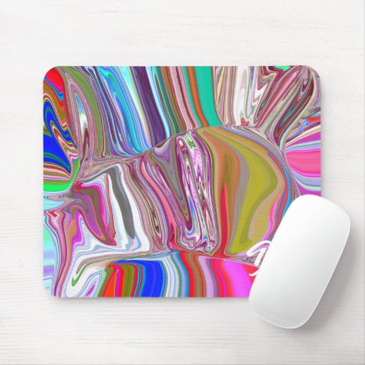 Einzigartige Abstrakte Marmormousepad Mousepad (Mit Mouse)