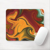 Einzigartige Abstrakte Marmormousepad Mousepad (Mit Mouse)