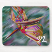 Einzigartige Abstrakte Marmormousepad Mousepad (Vorne)