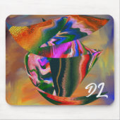 Einzigartige Abstrakte Marmormousepad Mousepad (Vorne)