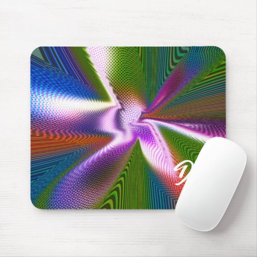 Einzigartige Abstrakte Marmormousepad Mousepad (Mit Mouse)