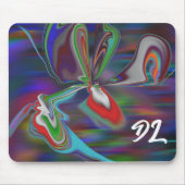 Einzigartige Abstrakte Marmormousepad Mousepad (Vorne)