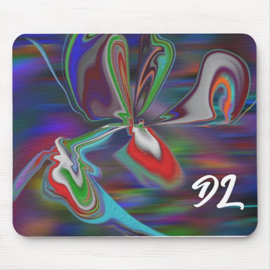 Einzigartige Abstrakte Marmormousepad Mousepad (Vorne)