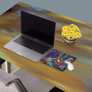 Einzigartige Abstrakte Marmormousepad Mousepad