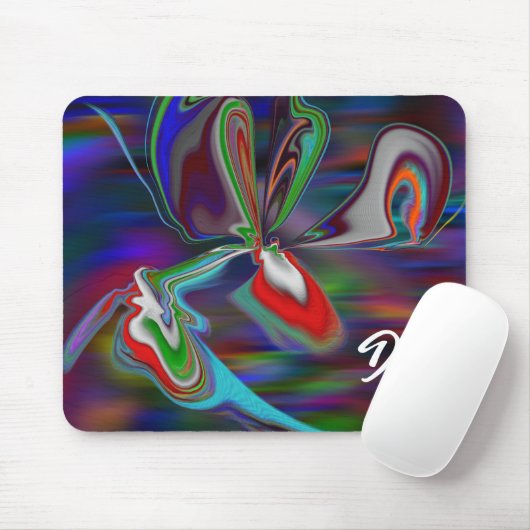 Einzigartige Abstrakte Marmormousepad Mousepad (Mit Mouse)