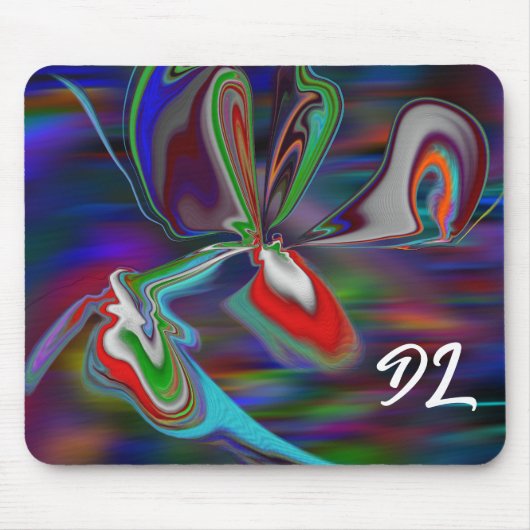 Einzigartige Abstrakte Marmormousepad Mousepad (Vorne)