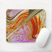 Einzigartige Abstrakte Marmormousepad Mousepad (Mit Mouse)