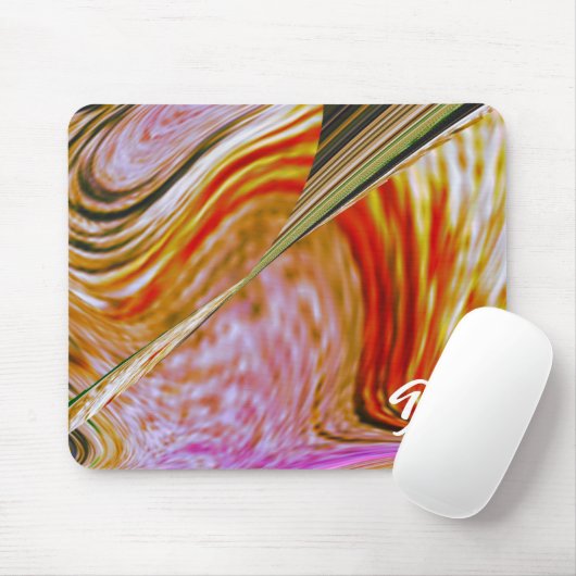 Einzigartige Abstrakte Marmormousepad Mousepad (Mit Mouse)