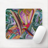 Einzigartige Abstrakte Marmormousepad Mousepad (Mit Mouse)