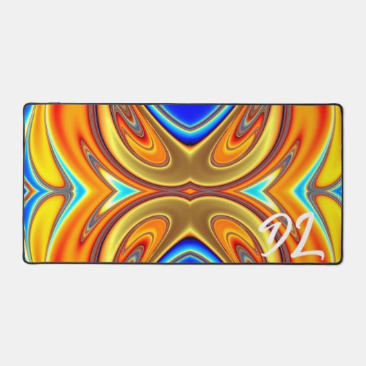 Einzigartige Abstrakte Marmormousepad Schreibtischunterlage (Vorderseite)