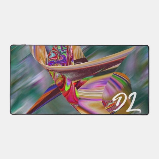 Einzigartige Abstrakte Marmormousepad Schreibtischunterlage (Vorderseite)