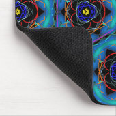 Einzigartige Abstrakte Symmetriebewegung Mousepad (Ecke)