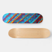 Einzigartige Abstrakte Textur Skateboard (Horizontal)