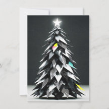 Einzigartige abstrakte Weihnachtskarten