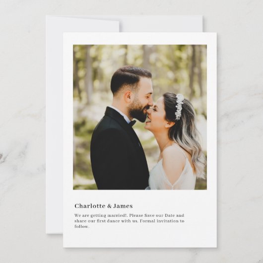 Einzigartige Album Cover Music Save the Date minim (Rückseite)