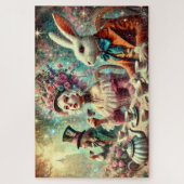 Einzigartige Alice-im-Wunderland-Teeparty Puzzle (Vertikal)