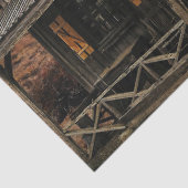 Einzigartige Alte Jagdhütte im Gebirge Seidenpapier (Detail)